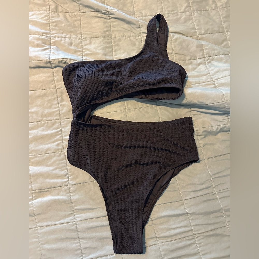 Shein one piece cut out suit